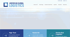 Desktop Screenshot of americangloballogistics.com